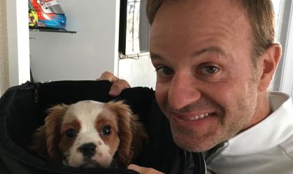 Cachorro de Barrichello morre após ingerir 11 bitucas de cigarro; piloto reage