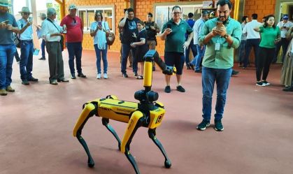 Show Rural: cão-robô substitui homem em atividades de alto risco no agronegócio