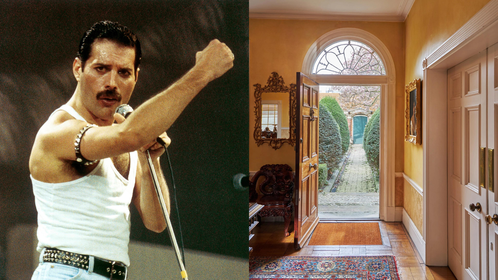 Casa em que o vocalista do Queen morou por 11 anos está à venda