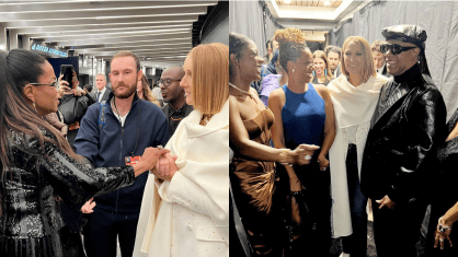 Céline Dion mostra fotos com Oprah Winfrey e Stevie Wonder nos bastidores do Grammy
