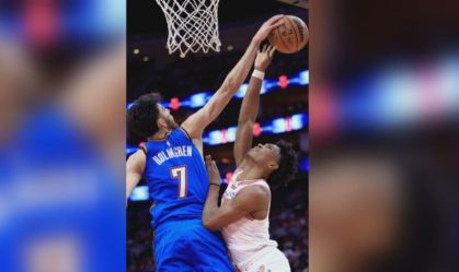 Bebeu? Campeão da NBA pelo Thunder erra discurso e arrancada risadas; veja