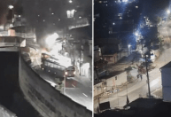 Confronto de facções por território tem tiroteio e ônibus incendiado no Rio