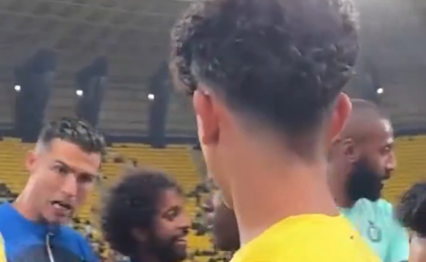 Cristiano Ronaldo dá bronca em filho