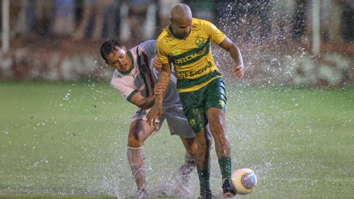 Cuiabá enfrentou novamente a chuva durante partida da Copa do Brasil