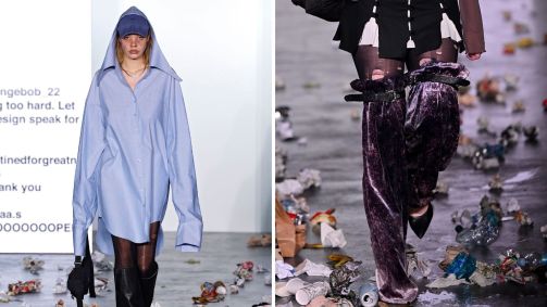 Desfile da grife Avavav na Semana de Moda de Milão