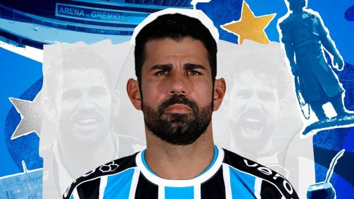 Diego Costa foi anunciado pelo Grêmio
