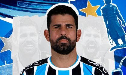 Diego Costa foi anunciado pelo Grêmio