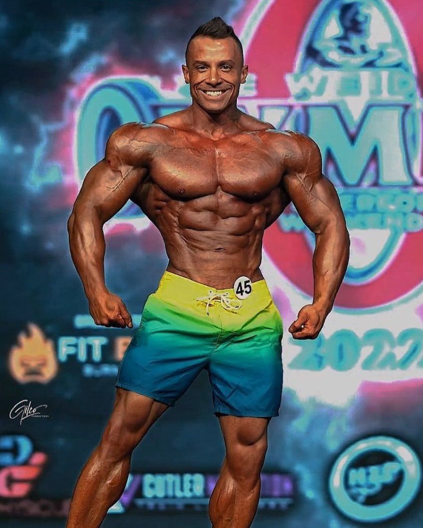 Diogo Montenegro foi vice-campeão do Arnold Classic Ohio no ano passado e ocupou o 3º lugar em 2022 / Reprodução/Instagram