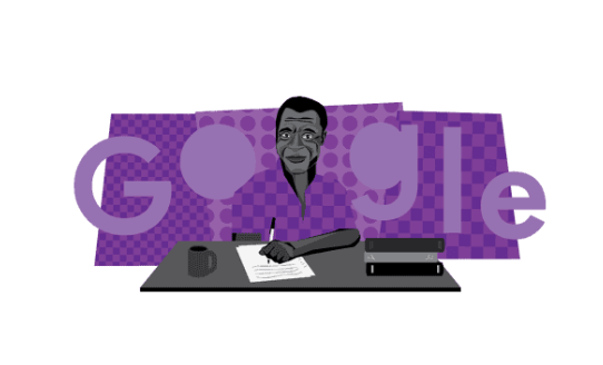 Google presta homenagem à James Baldwin com Doodle / Reprodução/Google