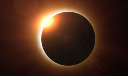 O eclipse solar total é um evento raro em que acontece o alinhamento completo entre Sol, Lua e Terra