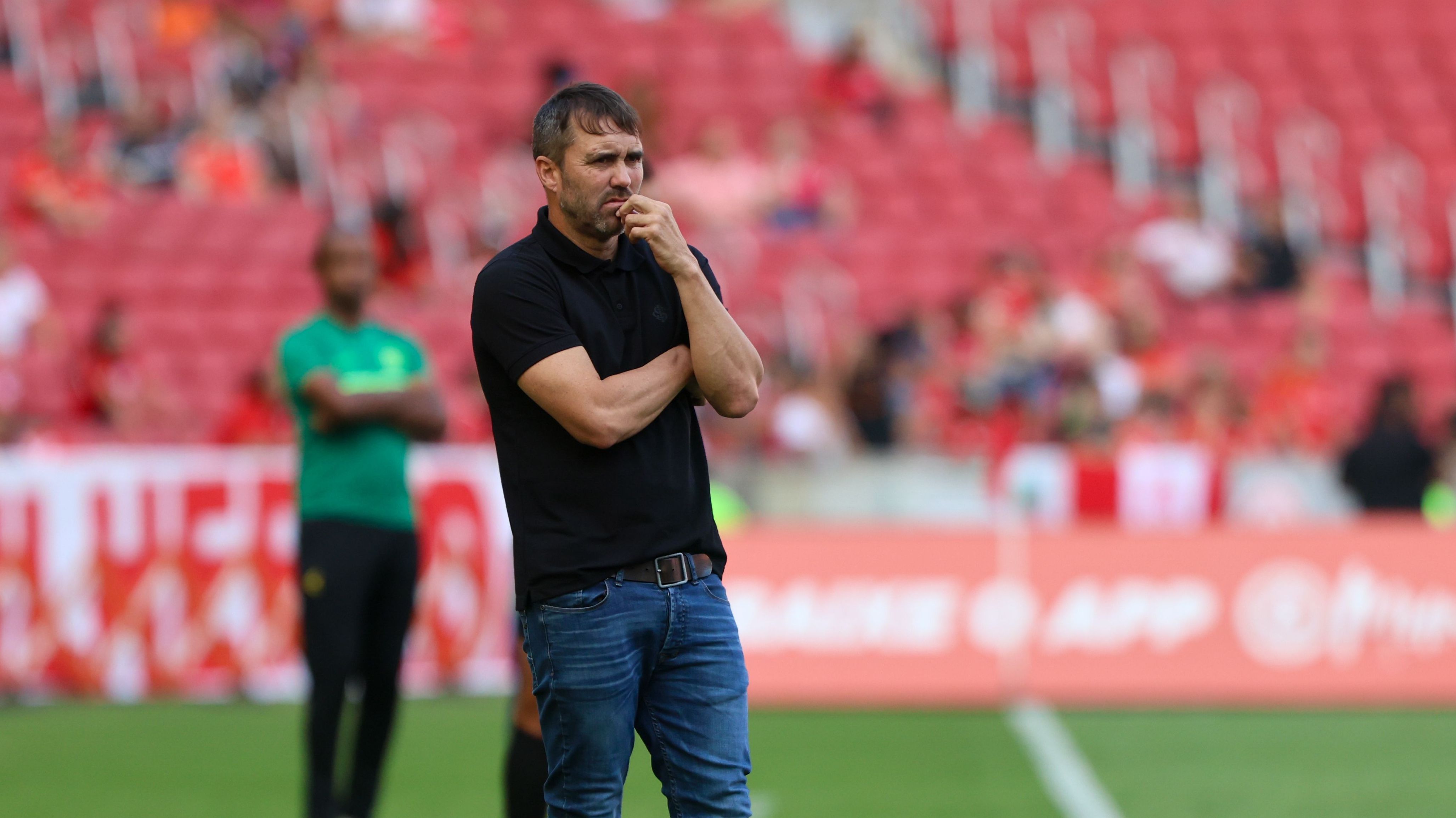 Eduardo Coudet em jogo pelo Internacional