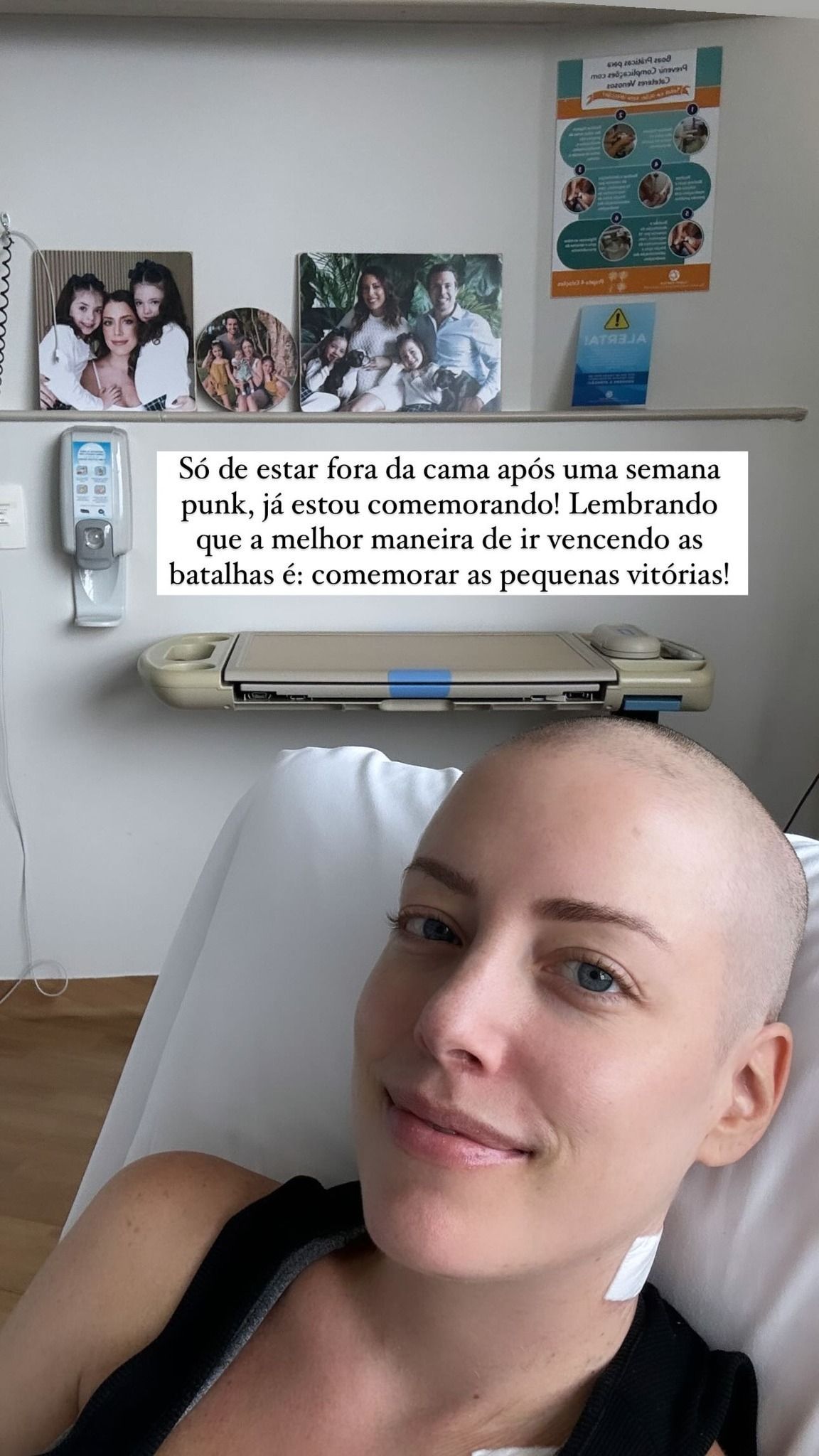 Fabiana Justus fala sobre rotina em meio ao tratamento de leucemia / Reprodução/Fabiana Justus/Instagram