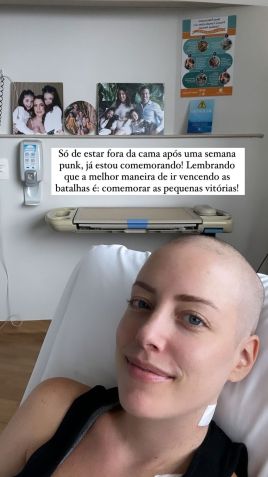 Fabiana Justus fala sobre rotina em meio ao tratamento de leucemia / Reprodução/Fabiana Justus/Instagram