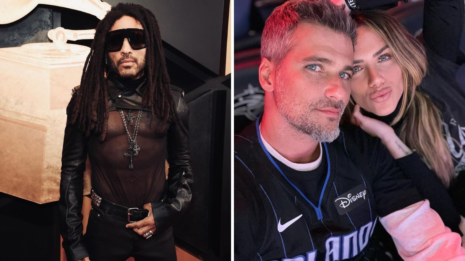 Lenny Kravitz, Bruno Gagliasso e Gio Ewbank