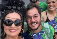 Fátima Bernardes curte Galo da Madrugada: 