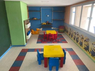 Brinquedoteca no edifício Giovannina Sarane Galavotti, em Praia Grande (SP)