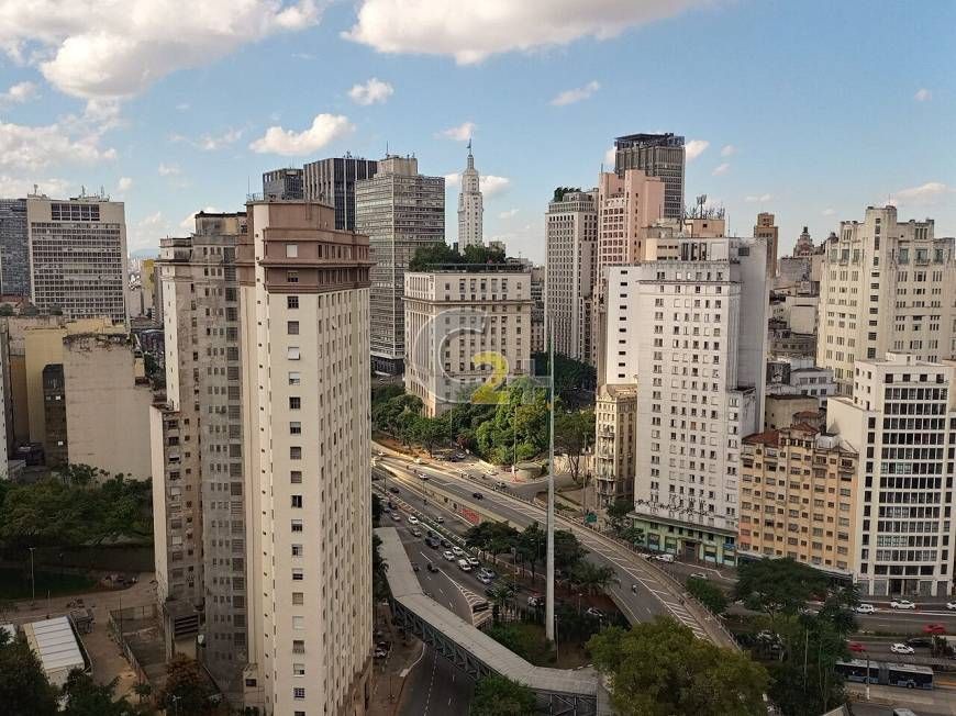 Vista da janela do Edifício Praça da Bandeira, antigo Edifício Joelma, em São Paulo