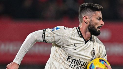 Giroud, atacante do Milan