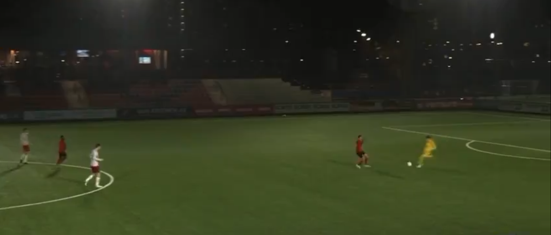 Goleiro faz gol quase de sua área na Holanda, mas não vê