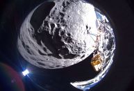 Odysseus compartilha novas fotos do seu pouso na Lua; veja