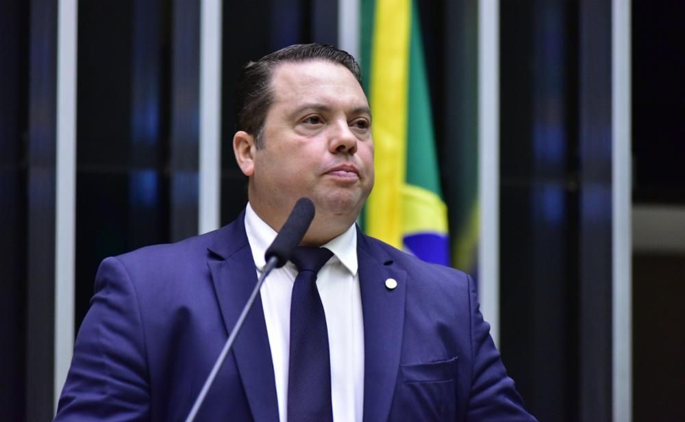 O deputado federal Rodolfo Nogueira (PL-MS) durante discurso no plenário da Câmara