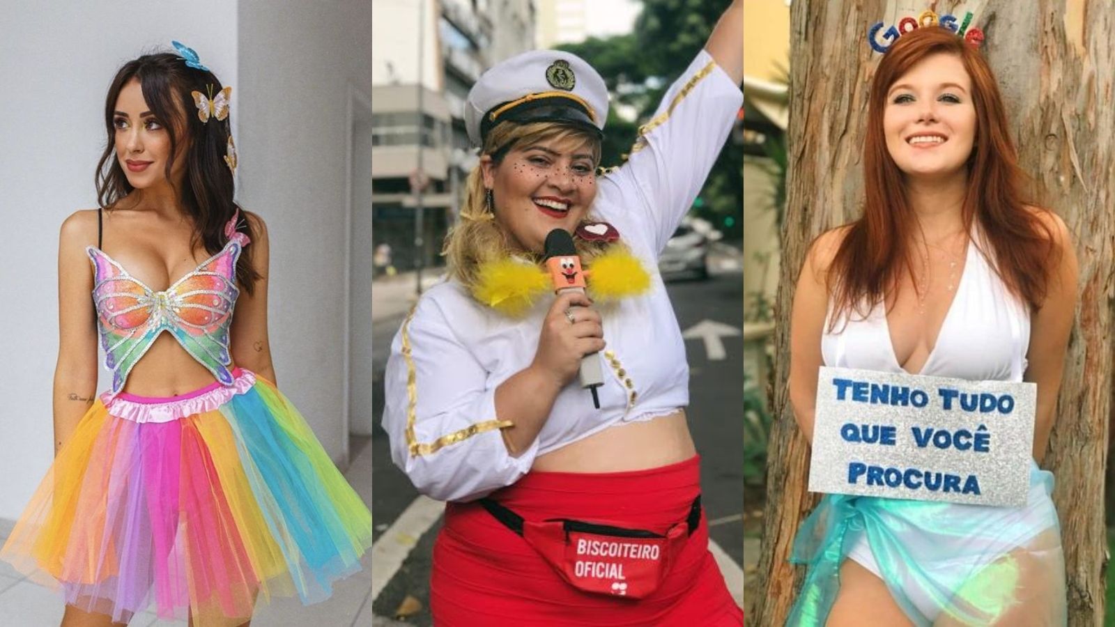 Inspirações de fantasias de Carnaval para o signo de gêmeos. / Reprodução/Pinterest