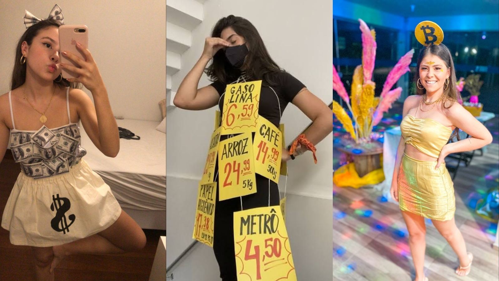 Inspirações de fantasias de Carnaval para o signo de capricórnio. / Reprodução/Pinterest