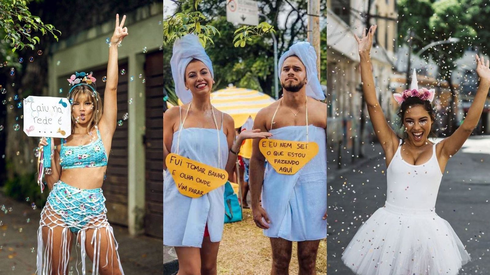 Inspirações de fantasias de Carnaval para o signo de peixes. / Reprodução/Pinterest