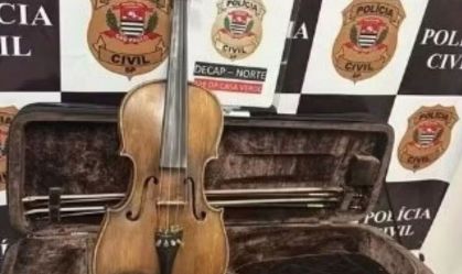 Violino furtado vale R$ 200 mil