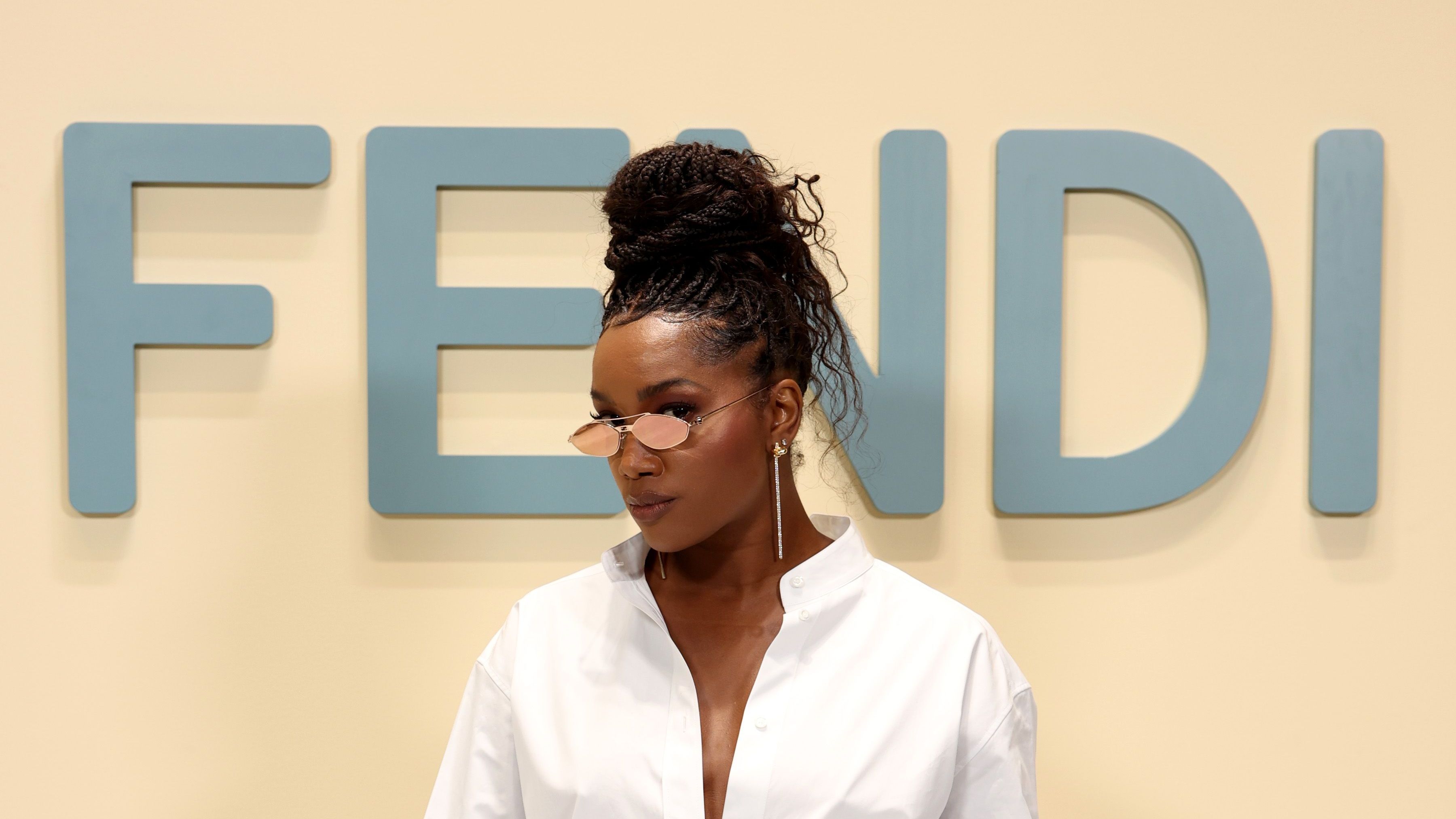 Iza foi ao desfile da Fendi na Semana de Moda de Milão de 2024