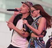 João Gomes canta com Anitta nos Ensaios de Anitta no Memorial da América Latina em São Paulo neste domingo (04/02)