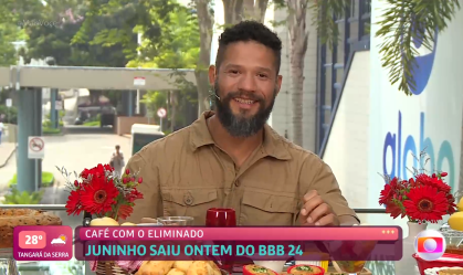 Juninho foi o sétimo eliminado do BBB 24