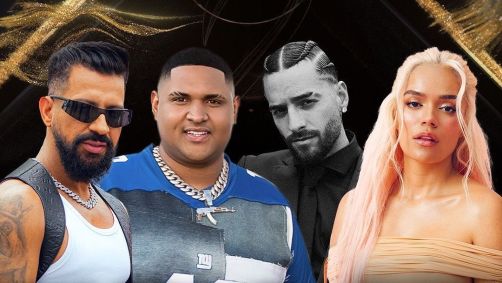Kevin O Chris, Dennis DJ, Maluma e Karol G colaboraram em "Tá Ok" para que venceu o prêmio Lo Nuestro