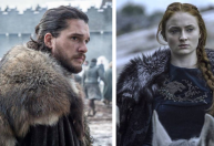 Kit Harington e Sophie Turner, de 