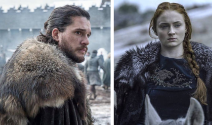 Sophie Turner diz que queria "vomitar" em cenas quentes com Kit Harington