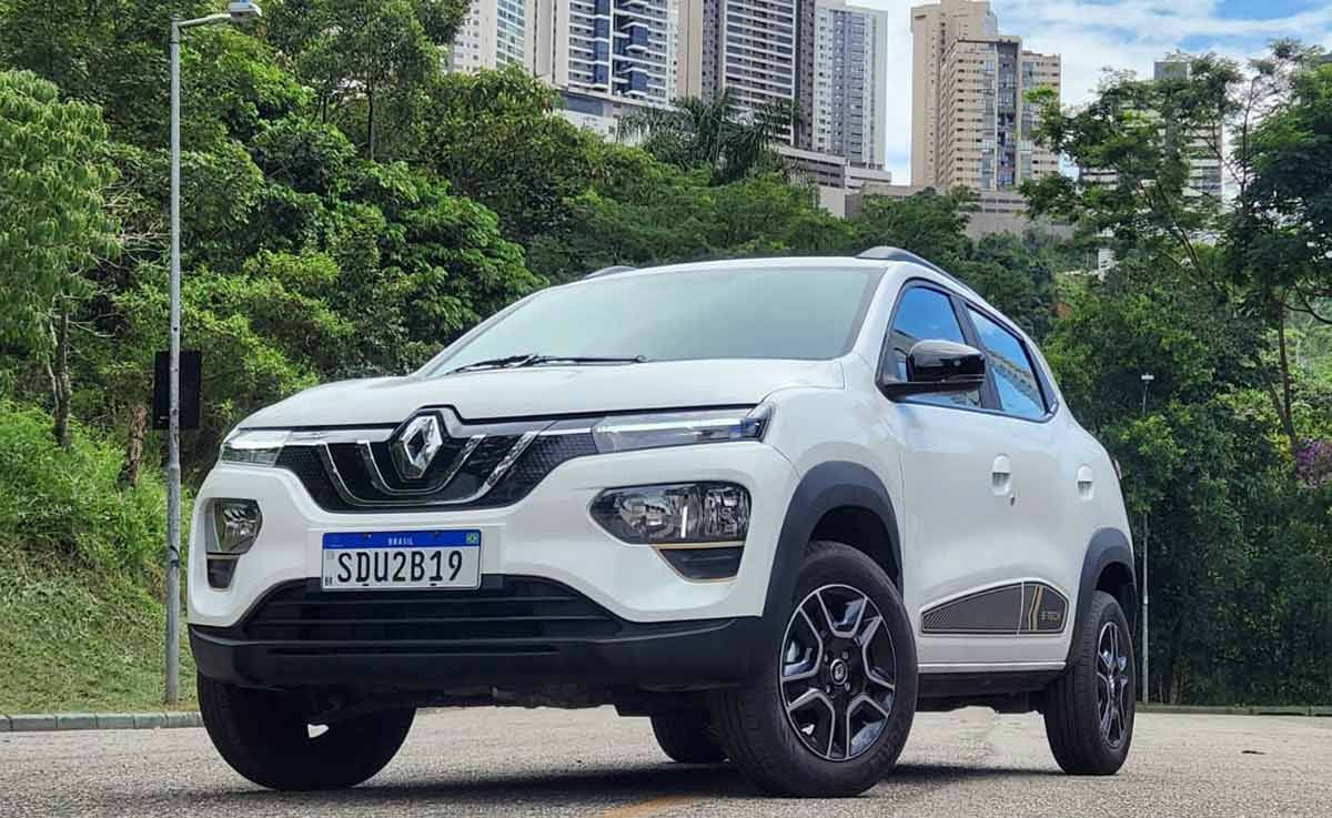 Renault Kwid E-Tech tem motor elétrico de 65 cv