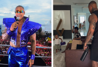Léo Santana posta encontro com a filha após maratona de Carnaval