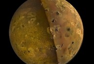 Nova imagem de lua vulcânica de Júpiter mostra erupções e lagos de lava
