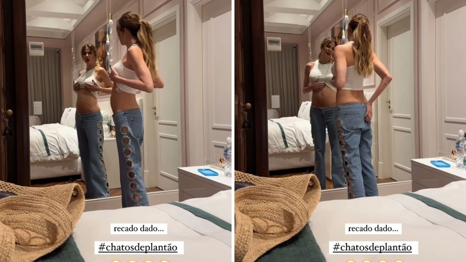 Luciana Gimenez deixa barriguinha à mostra e nega gravidez / Reprodução/Luciana Gimenez/Instagram