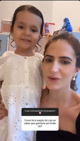 Lulu Mendonça fala sobre família ganhar um novo integrante / Reprodução/Maju Mendonça/Instagram