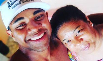 Davi, do BBB24, com sua mãe