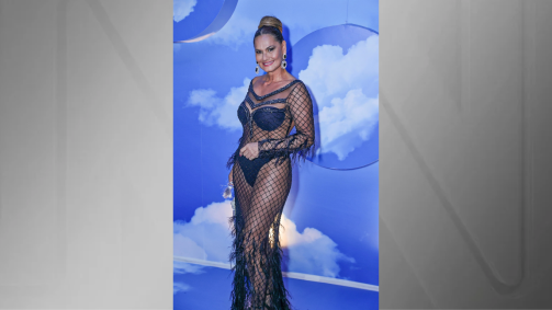 A atriz e ex-modelo Magda Cotrofe também esteve presente no evento