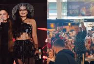 Maiara e Maraisa são recebidas por multidão de fãs em Portugal
