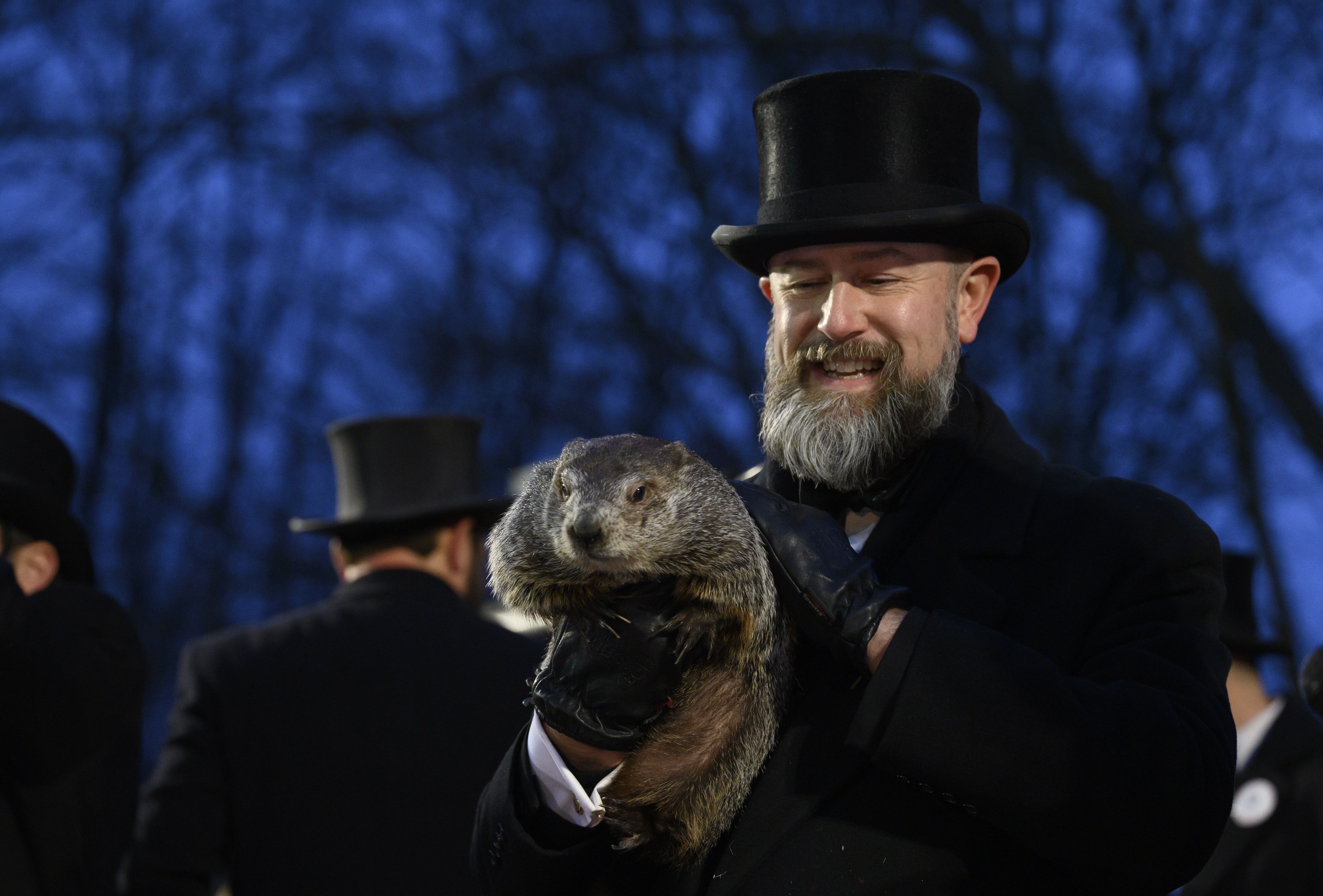Groundhog Day Is Celebrated In Punxsutawney, Pennsylvania