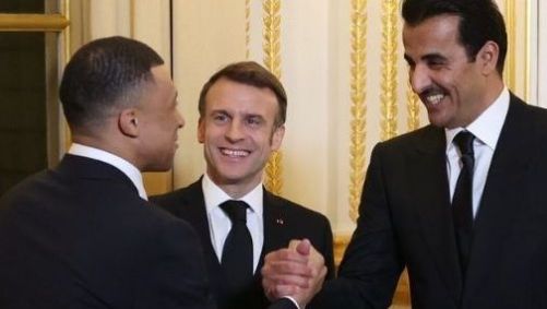 Mbappé, Macron e emir