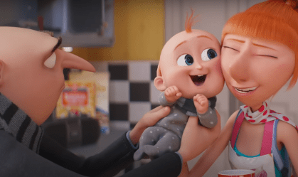 "Meu Malvado Favorito 4" ganha pôster oficial com Gru e seu novo filho; veja