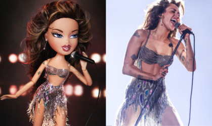 Boneca Bratz inspirada no show de Miley Cyrus durante o Grammy 2024