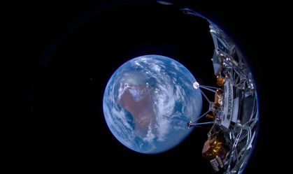 Veja primeiras imagens da missão dos EUA que tenta fazer pouso lunar