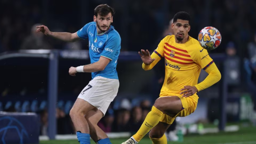 Napoli e Barcelona empataram pela partida de ida das oitavas