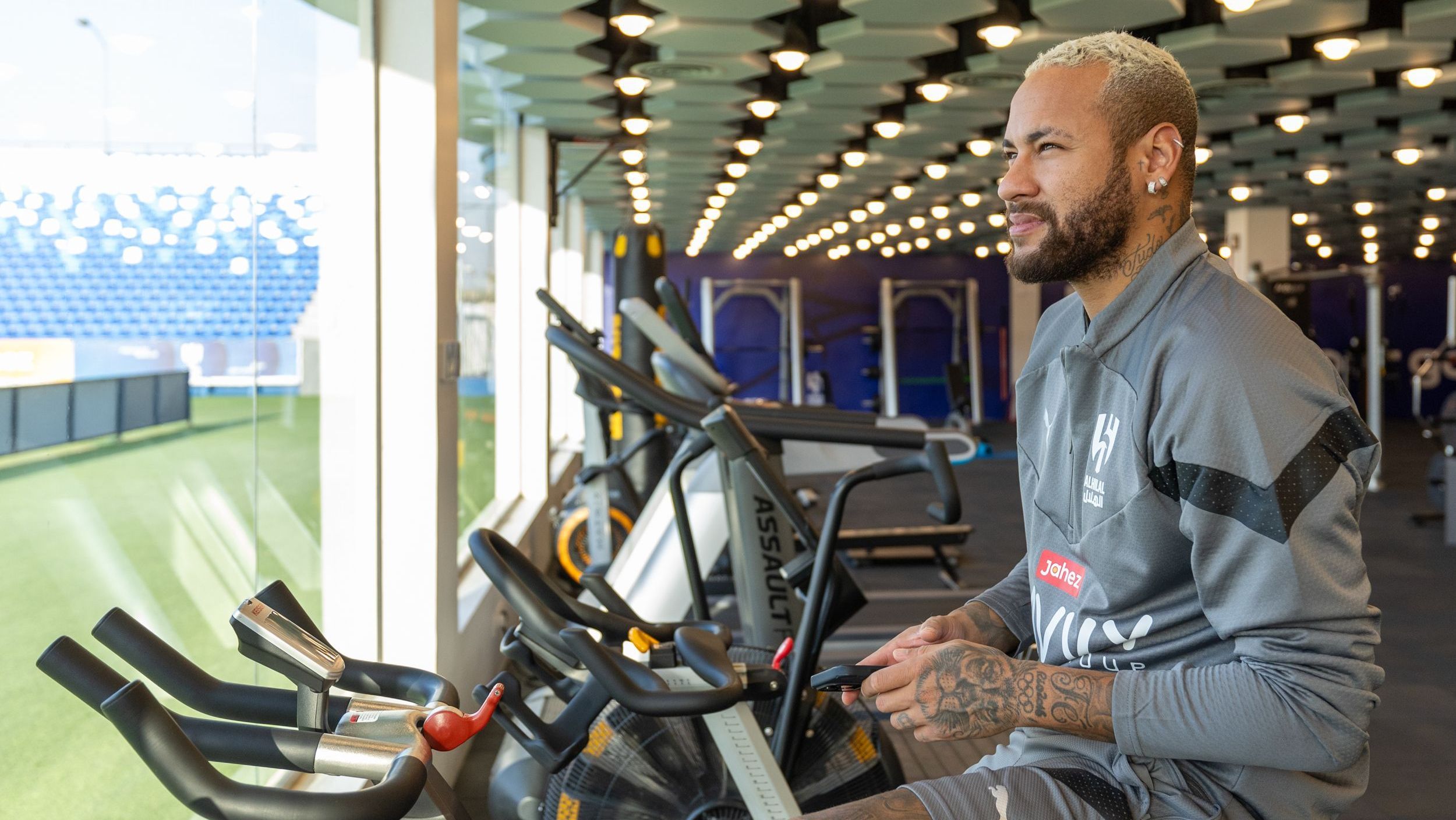 Neymar se reapresentou ao Al-Hilal